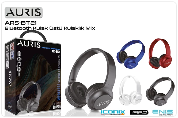 Kulaklık Bluetooth Sd Kart 2.4 Ghz Auris BT21