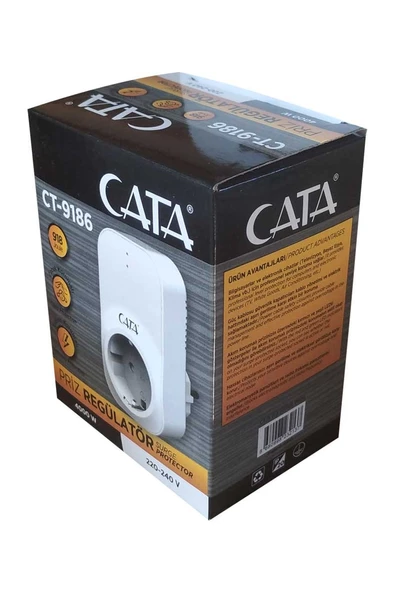 Cata CT-9186 918 Joule Tekli Akım Korumalı Priz