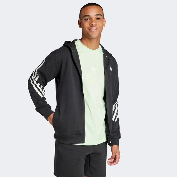 adidas Future Icons Erkek Siyah Ceket (IR9159) - 3