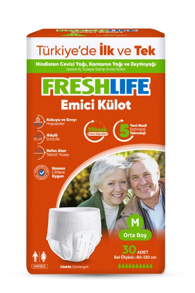 Freshlife Medium Emici Külot 30 Adet - 2