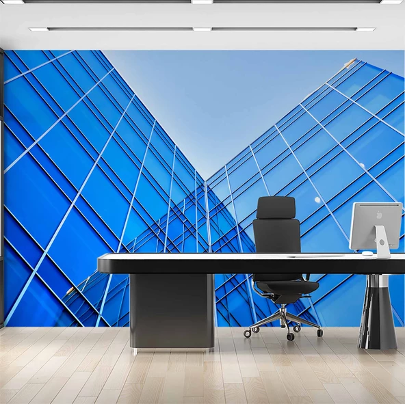 Ofis Mimari Yapı Gayrimenkul Emlak ve Gayrimenkul Duvar Kağıdı Baskı - Resim 2