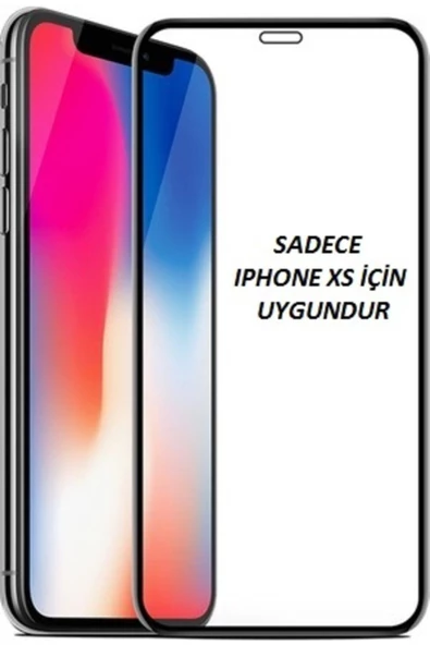 JACQUELYN Iphone Xs Tam Kaplayan Ön Ekran Koruyucu-tempered Glass