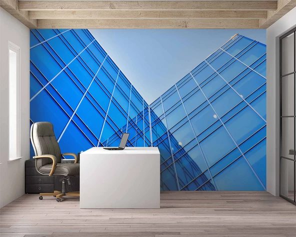 Ofis Mimari Yapı Gayrimenkul Emlak ve Gayrimenkul Duvar Kağıdı Baskı - Resim 3