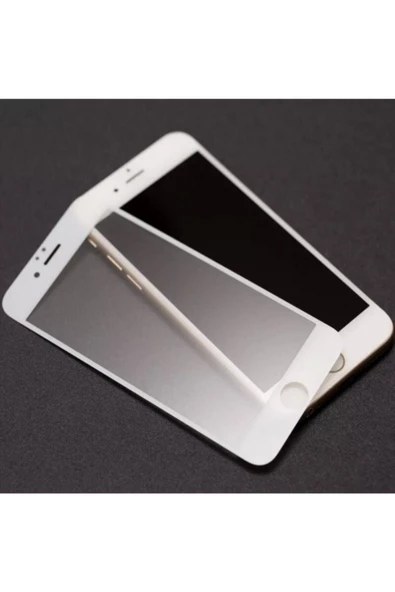 Powerfox For Apple Iphone 8 Plus Mat Kırılmaz Cam Nano Parmak Izi Bırakmaz Beyaz