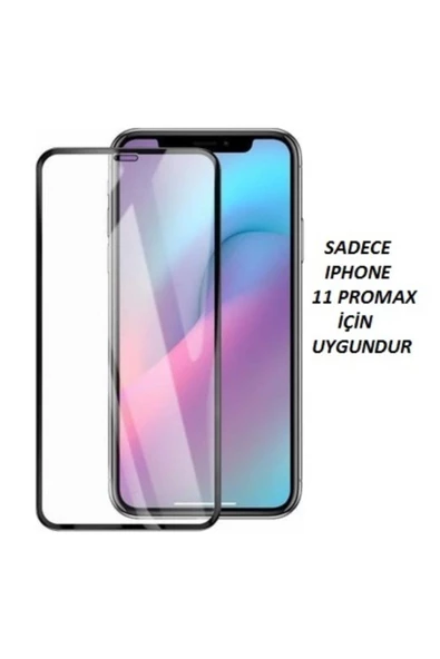 JACQUELYN Iphone 11 Promax Tam Kaplayan Ön Ekran Koruyucu-tempered Glass