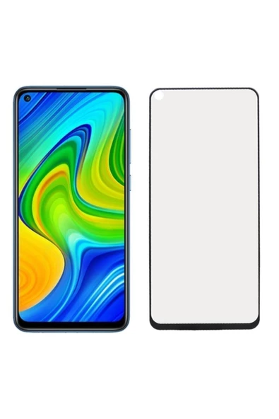 Powerfox Xiaomi Redmi Note 9 Siyah Seramik Nano Ekran Koruyucu Tam Kaplayan Mat Kırılmaz Esnek