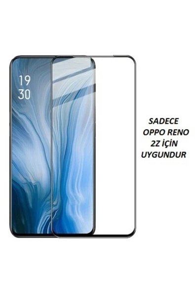 JACQUELYN Oppo Reno 2z Tam Kaplayan Ön Ekran Koruyucu-tempered Glass