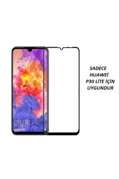 JACQUELYN Huawei P30 Lite Tam Kaplayan Ön Ekran Koruyucu-tempered Glass