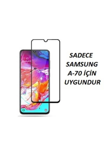 JACQUELYN Samsung A70 Tam Kaplayan Ön Ekran Koruyucu-tempered Glass