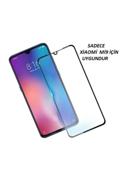 JACQUELYN Xiaomi Mi9 Tam Kaplayan Ön Ekran Koruyucu-tempered Glass