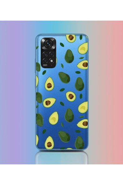 Caseji Redmi Note 11 Uyumlu Premium Kalite Baskılı Esnek Şeffaf Kılıf