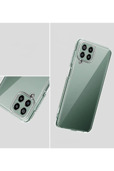 Caseji Samsung Galaxy M33 Uyumlu Ultra Slim Esnek Şeffaf Kılıf - 2