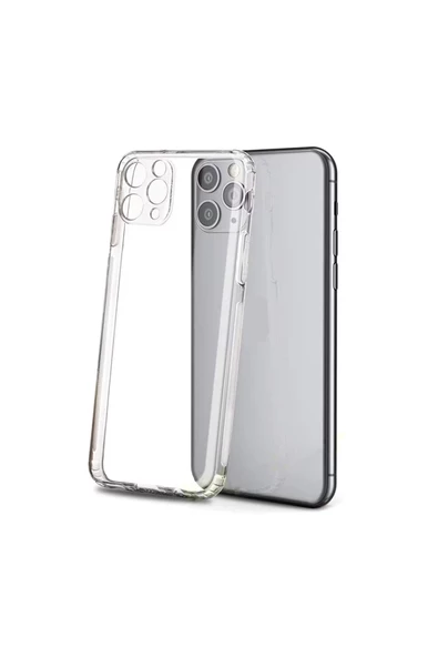 JACQUELYN Iphone 11 Pro Tıpalı Kamera Korumalı Şeffaf Kılıf - 2