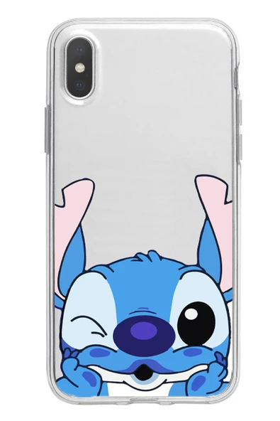 Powerfox Iphone Xs Max Uyumlu Stitch Tasarım Telefon Kılıfı