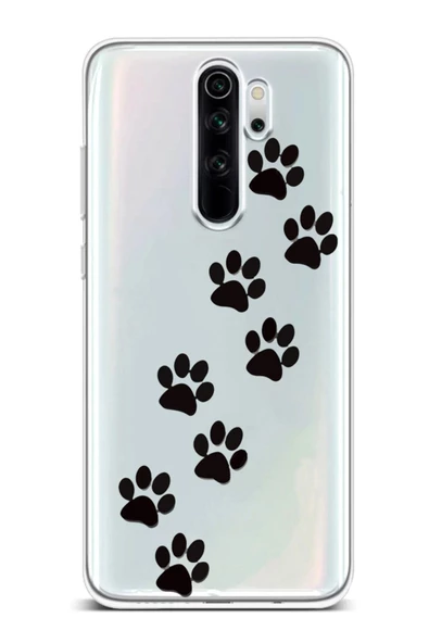 Powerfox Xiaomi Note 8 Pro Uyumlu Patiler Şeffaf Telefon Kılıfı