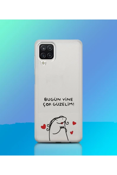 Caseji Samsung Galaxy M33 Uyumlu Premium Kalite Baskılı Esnek Şeffaf Kılıf
