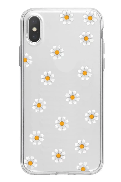 Powerfox Iphone Xs Max Uyumlu Papatyalar Tasarım Telefon Kılıfı