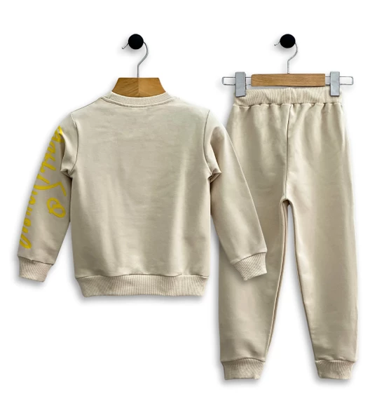 Çocuk Eşofman Takımı-Disney Baskılı 3-9 Yaş Bisiklet Yaka Cepli Mevsimlik Lüks ve Ekonomik - 10