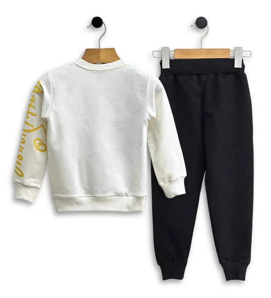 Çocuk Eşofman Takımı-Disney Baskılı 3-9 Yaş Bisiklet Yaka Cepli Mevsimlik Lüks ve Ekonomik - 11