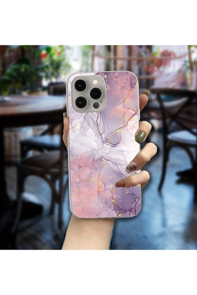 Powerfox iPhone 15 Pro Max Uyumlu Şeffaf 'Özel Tasarım Baskılı' Kılıf
