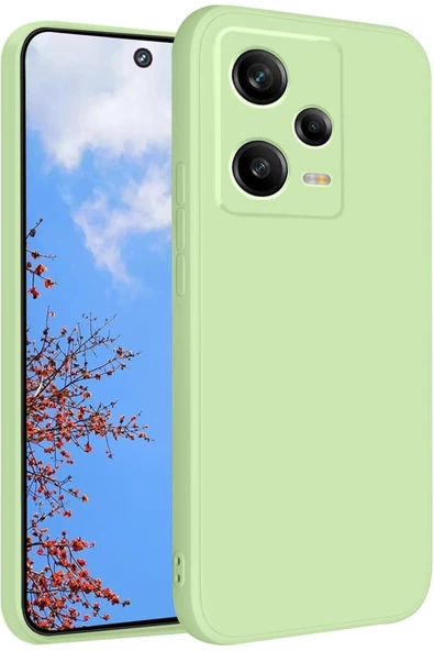 Caseji Redmi Note 12 Pro 5G Uyumlu İçi Kadifeli Lüx Kamera Korumalı Lansman Kılıf