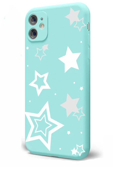 Powerfox iPhone 11 Uyumlu Özel Tasarım Baskılı Kamera Korumalı Bebe Mavisi İçi Kadifeli Kılıf