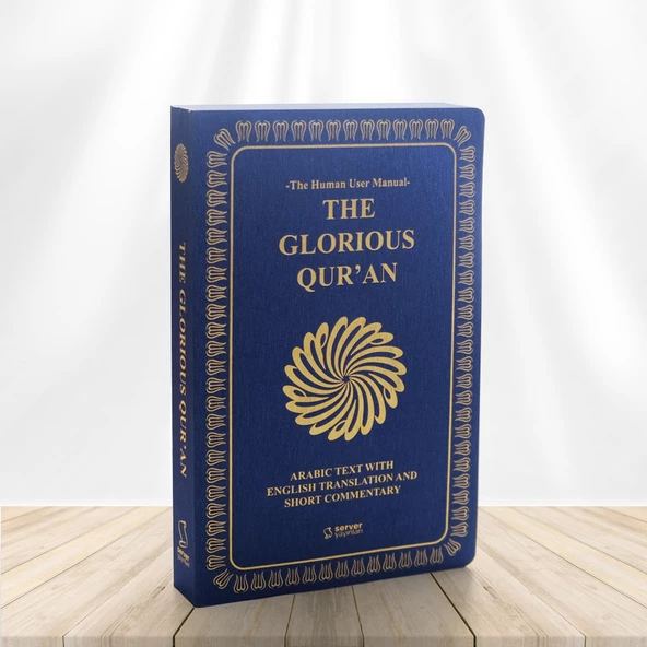 The Glorious Qur'an (İngilizce Meal + Mushaf) Orta Boy Yumuşak Kapak - FUŞYA - 6