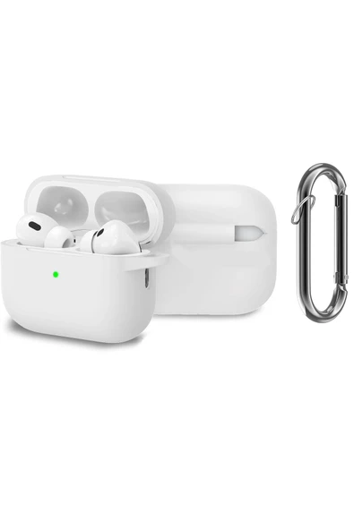 Powerfox Air Pods Pro 2. Nesil Uyumlu İçi Kadifeli  Metal Kopçalı Yumuşak Premium Kulaklık Kılıfı