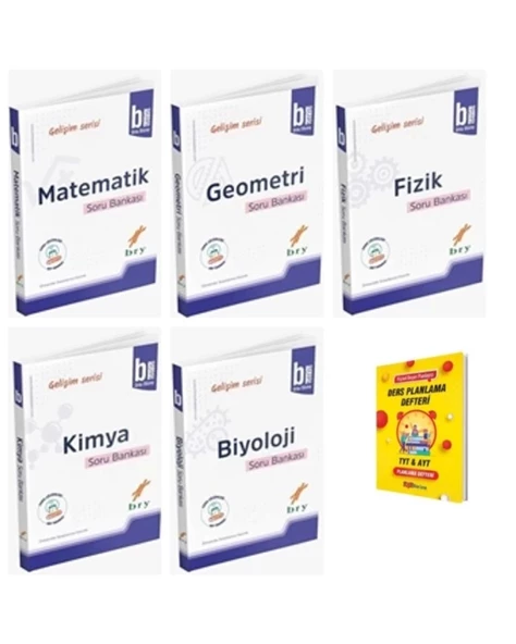 B Serisi Matematik Geometri Fizik kimya biyoloji Soru Bankası ürün görseli