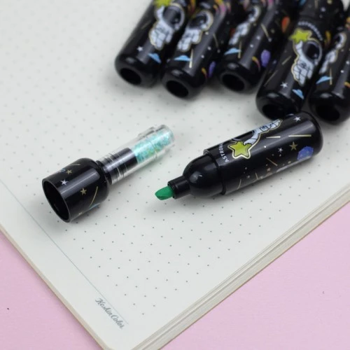 Astronot Fosforlu Kalem Seti - Resim 5