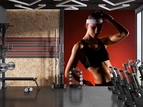 Kadın Spor Salonu için Duvar Kağıdı - Resim 3