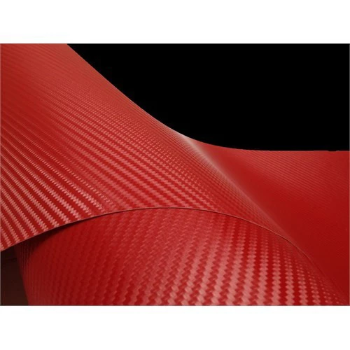 Mega Oto Market 3D Karbon Fiber Folyo Hava Kanallı Araç Döşeme Kaplama Folyosu Kırmızı 20 Cm X 1 Metre 8697970631505 - 3