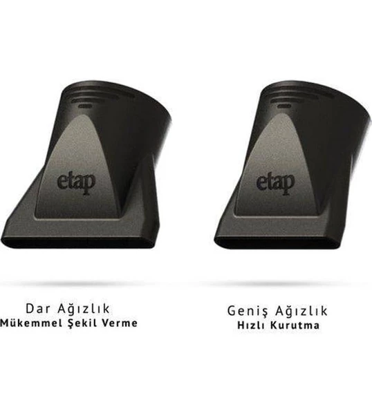 Etap Chocolate 5000 2400WATT Turbo Nano Italyan Motor Fön Makinesi ve Curly Difüzör - 3