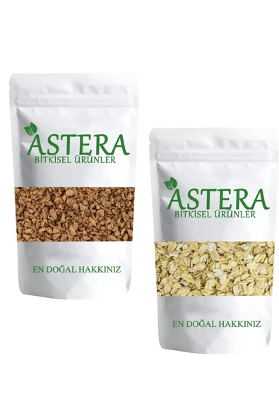 ASTERA Sporcu Protein Seti ( 1 Kg Soya Kıyması + 1 Kg Yulaf Ezmesi )