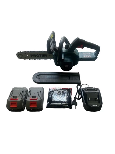 Proter PST 125 ST Şarjlı Zincirli Dal Kesme 20V 4.0Ah - 3
