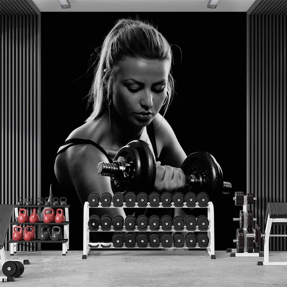 Kadın Spor Salonu için Duvar Kağıdı - Resim 2