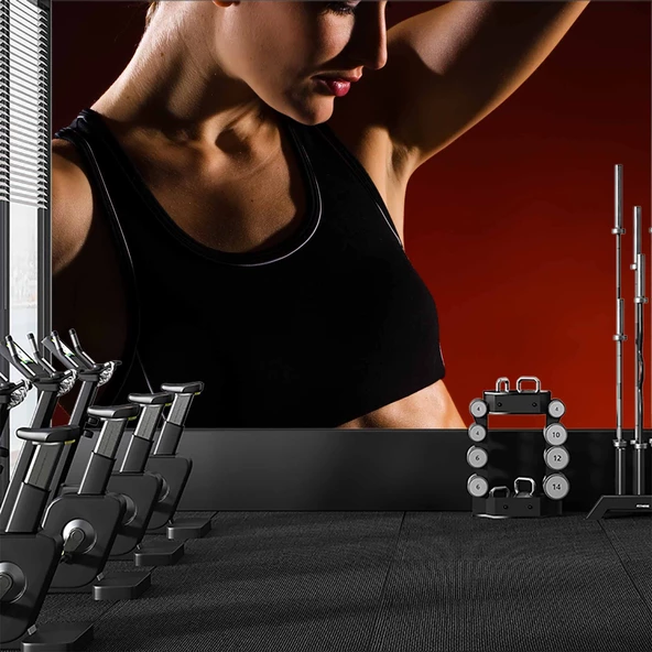Kadın Fitness Spor Salonu için Duvar Kağıdı ürün görseli