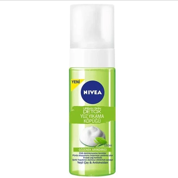 Nivea Urban Skin Detox Yüz Yıkama Köpüğü 150 ml