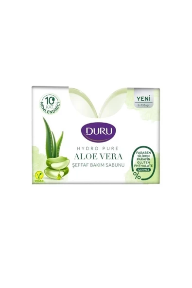 Duru   Hydro Pure Aloevera 2 Adet Sabun 270Gr