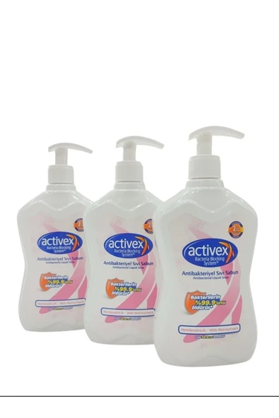 Activex   Ceylin Nemlendiricili Sıvı Sabun 3x500 ml