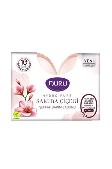 Duru   2'li Duru Sabun Hydro Pure 2x135 Gr. Sakura Çiçeği