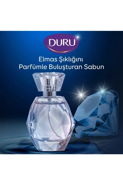 Duru   Diamonds Serisi Mystic Blue Diamond 4 Adet Güzellik Sabunu 360 Gr - 2