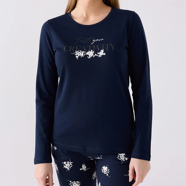 Arnetta AR3055S Kadın Yetişkin Kışlık Pijama Takımı - 2