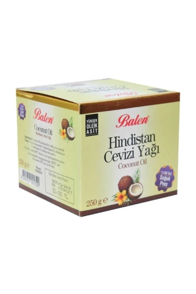 Balen Hindistan Cevizi Yağı 250 gr  Soğuk Sıkım - 2