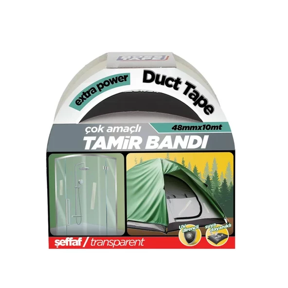 Çok Amaçlı Suya Dayanıklı Tamir Bandı 48mm*10m