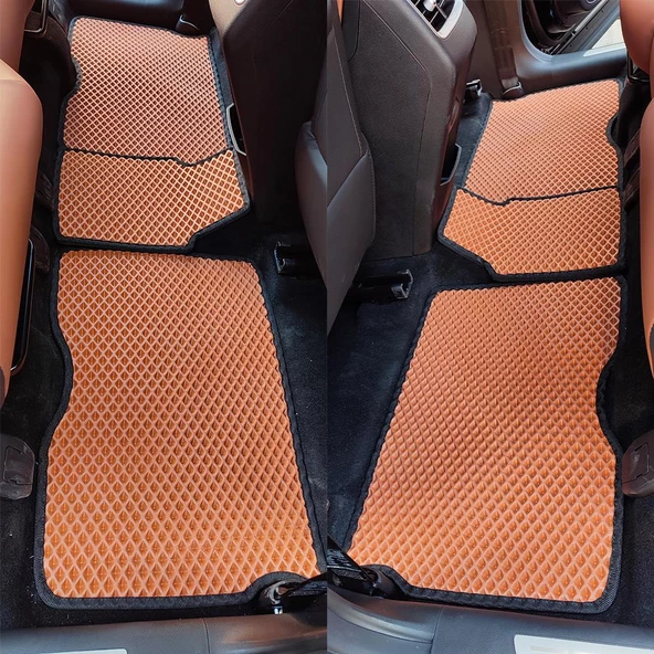 Bod Chery Tiggo 8 Pro Max 7 Koltuk 3D Havuzlu Paspas 2024-Sonrası Taba - Resim 3