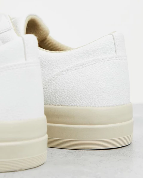Pull & Bear Beyaz Sneaker - 4