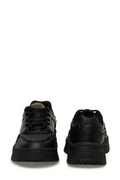 U.S.POLO ASSN MARTHA 4PR SİYAH ALTIN COMFORT CASUAL SPOR AYAKKABI - 7