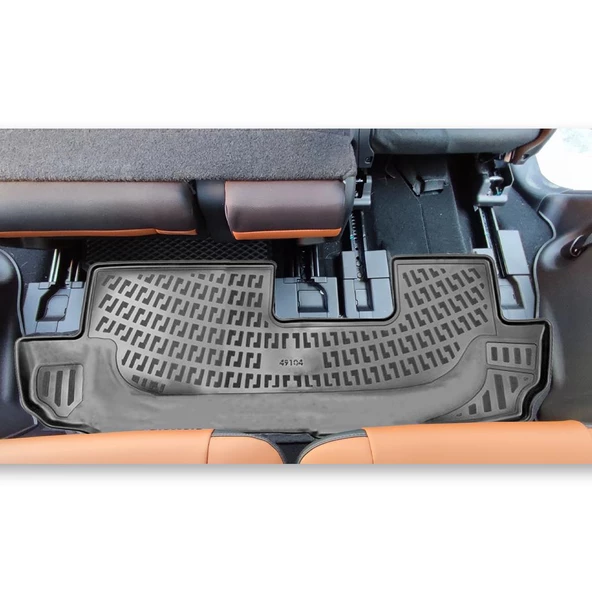 Bod Chery Tiggo 8 Pro Max INTELLIGENT Paket 3 Sıra 3D Havuzlu Paspas 2024-Sonrası - Resim 2