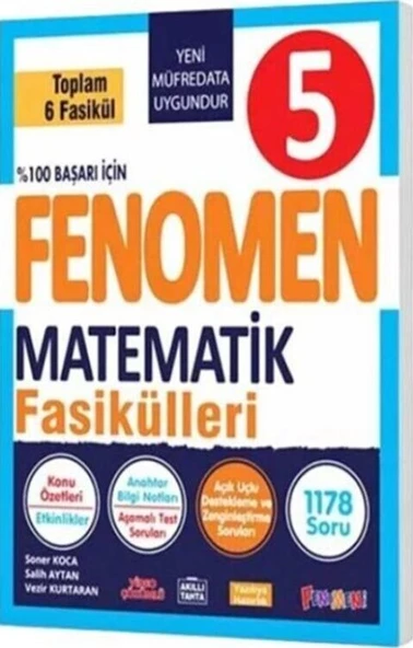 Fenomen Okul Yayınları 5. Sınıf Fenomen Matematik Fasikülleri
